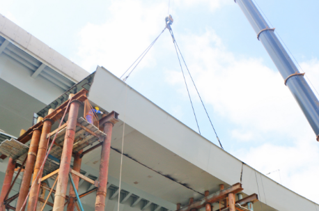 鋼絲繩助力徐州城東大道項(xiàng)目鋼箱梁吊裝